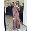Misswhence Parça Detaylı Viscon Tencel Elbise 39844