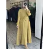 Misswhence Parça Detaylı Viscon Tencel Elbise 39844