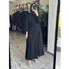 Misswhence Parça Detaylı Viscon Tencel Elbise 39844