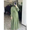 Misswhence Parça Detaylı Viscon Tencel Elbise 39844