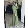 Misswhence Parça Detaylı Viscon Tencel Elbise 39844