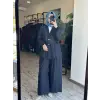 Almarwah Pile Detaylı Tencel Etek Pantolon 606123
