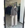 Almarwah Pile Detaylı Tencel Etek Pantolon 606123