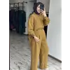 QooQ Store Pens Detaylı Çizgili Silva Pantolon 26SS309