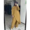 Qooq Store Gömlek Yaka Rüzgarlık Detaylı Arsen Kimono