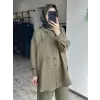 QooQ Store Çizgi ve Cep Detaylı Tencel Silva Gömlek 26SS209