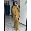 QooQ Store Çizgi ve Cep Detaylı Tencel Silva Gömlek 26SS209