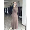Clande Keten Kimono Etek Takım