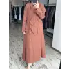 Clande Keten Kimono Etek Takım
