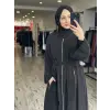 Misswhence Şifon Şal Detaylı  Geniş Kol Cupra İpek Pardesü 39506