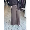 Almarwah Çapraz Kapamalı Keten Pantolon 606118