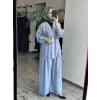 Almarwah Pile Detaylı Tencel Etek Pantolon 606123