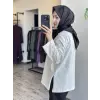 QooQ Store Nakışlı Basic Coton Penye Sweat 26SS216