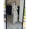 Kayra Floral Desenli Tencel Elbise KA83057