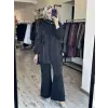 MAQ Organze Nakış İşlemeli Gömlek Pantolon Takım