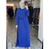 Misswhence Drape Detaylı Cupra İpek Elbise 39833