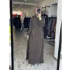 Misswhence Drape Detaylı Cupra İpek Elbise 39833