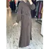 Misswhence Drape Detaylı Cupra İpek Elbise 39833
