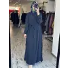 Misswhence Drape Detaylı Cupra İpek Elbise 39833