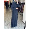 Misswhence Drape Detaylı Cupra İpek Elbise 39833