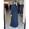 Misswhence Drape Detaylı Cupra İpek Elbise 39833