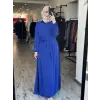 Misswhence Drape Detaylı Cupra İpek Elbise 39833