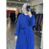 Misswhence Drape Detaylı Cupra İpek Elbise 39833
