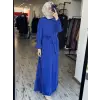 Misswhence Drape Detaylı Cupra İpek Elbise 39833
