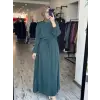 Misswhence Drape Detaylı Cupra İpek Elbise 39833