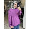 Misswhence Dikiş Detaylı Modal Penye Bluz 39028