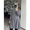 Misswhence Dikiş Detaylı Modal Penye Tunik 39030
