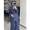 Kahma  Keten Ceket Pantolon Takım