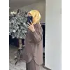 Clande Deniz Kabuğu Süslemeli Keten Gömlek Pantolon Takım