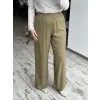 Kayra  Beli Lastikli Keten  Pantolon KA19026