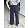 Kayra  Beli Lastikli Keten  Pantolon KA19026