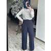 Kayra  Beli Lastikli Keten  Pantolon KA19026