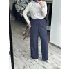 Kayra  Beli Lastikli Keten  Pantolon KA19026