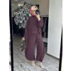 Qoos Store  Sasha Bluz Şalvar Pantolon Takım