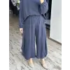Qoos Store  Sasha Bluz Şalvar Pantolon Takım