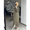 Qooq Store Gömlek Yaka Rüzgarlık Detaylı Arsen Kimono