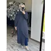 Qooq Store Gömlek Yaka Rüzgarlık Detaylı Arsen Kimono