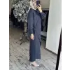Qooq Store Gömlek Yaka Rüzgarlık Detaylı Arsen Kimono