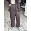 Almarwah Fermuarlı Kraşlı Kap Pantolon Takım 202973