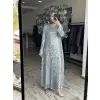 Zems Payet Detaylı Şık Elbise 2853