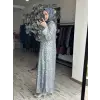 Zems Payet Detaylı Şık Elbise 2853
