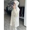 Ghisa Kapüşonlu Nakışlı  Kap Pantolon Takım G9267