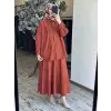 Kahma Nakış işlemeli Gömlek