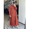 Kahma Nakış işlemeli Gömlek