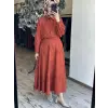 Kahma Nakış İşlemeli Etek