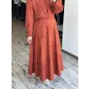 Kahma Nakış İşlemeli Etek